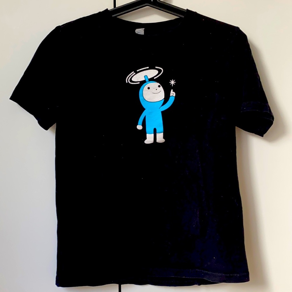 Next Level Apparel I Black Shirt with Astronaut